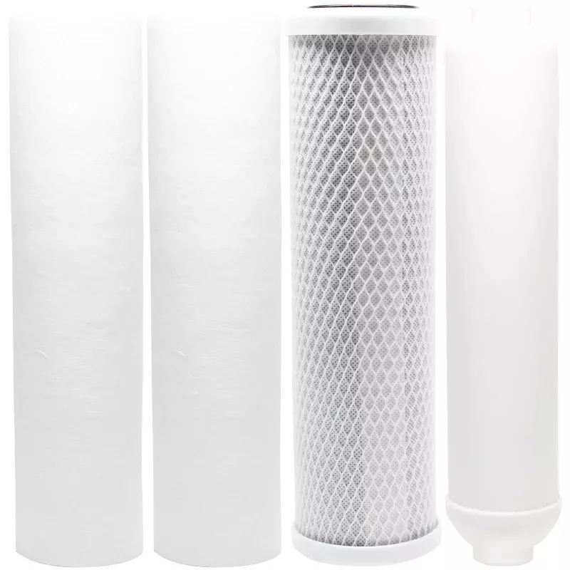 Replacement Filter Kit Compatible with PurePro PJ-503 RO System - Includes Carbon Block Filter, PP Sediment Filters & Inline Filter Cartridge