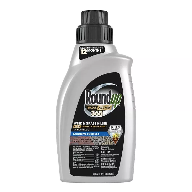 Roundup Dual Action 365 Weed & Grass Killer Plus 12 Month Preventer Concentrate