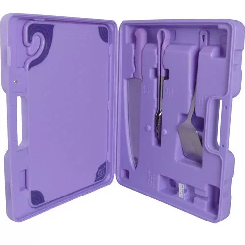 San Jamar Saf-T-Zone™ Purple Allergen System Plastic - ASZ121812SYS