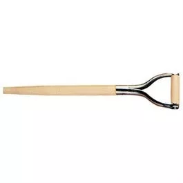 Shovel Replacement Handle, Wood, D-Grip, 25-In.