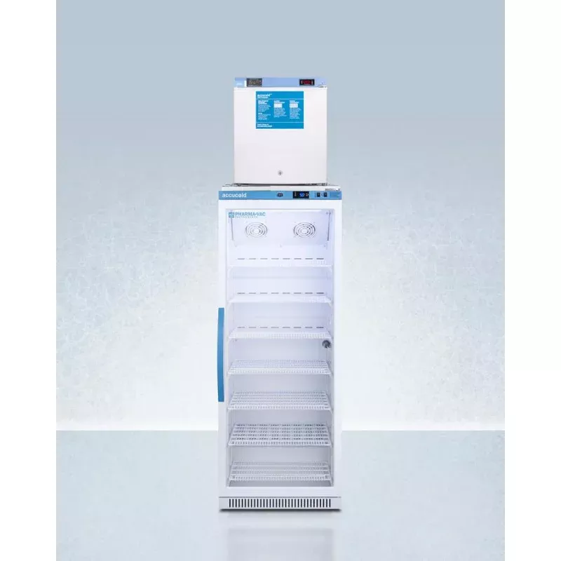 Summit ARG12PVFS24LSTACKMED2 24" Wide All-Refrigerator/All-Freezer Combination