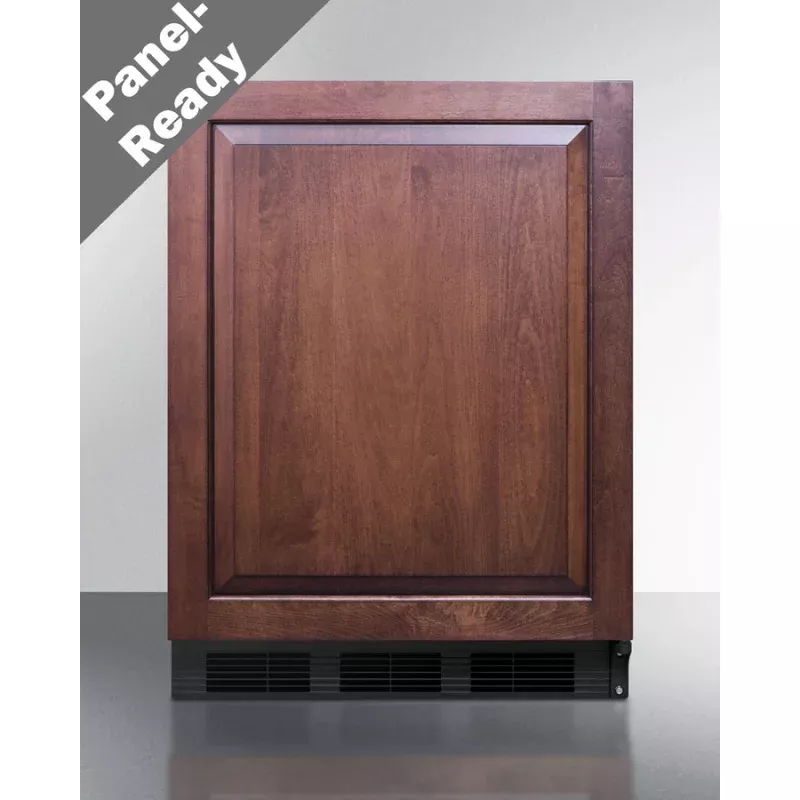 Summit CT663BKIFADA 24" Wide Refrigerator-Freezer, ADA Compliant (Panel Not Included) Panel-Ready