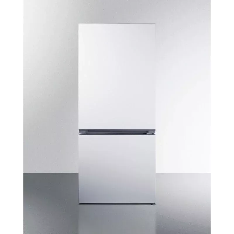 Summit FFBF172W 30" Wide Bottom-Mount Refrigerator-Freezer, Counter Depth White