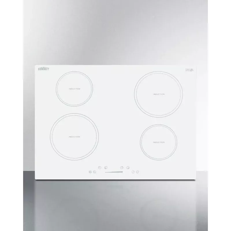Summit SINC4B302W 30" Wide 208-240V 4-Zone Induction Cooktop