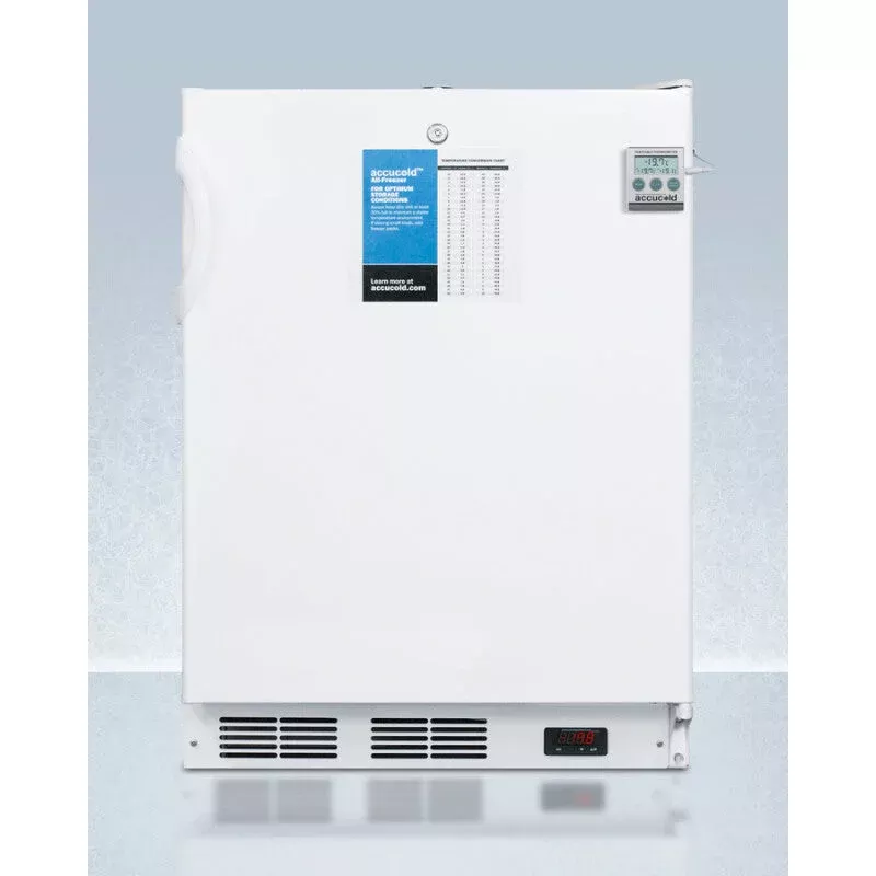 Summit VT65MLBIPLUS2ADA 24" Wide Built-In All-Freezer, ADA Compliant White