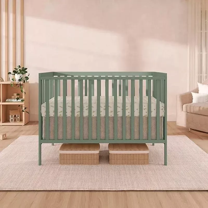 Synergy 5-In-1 Convertible Crib - Meadow Green