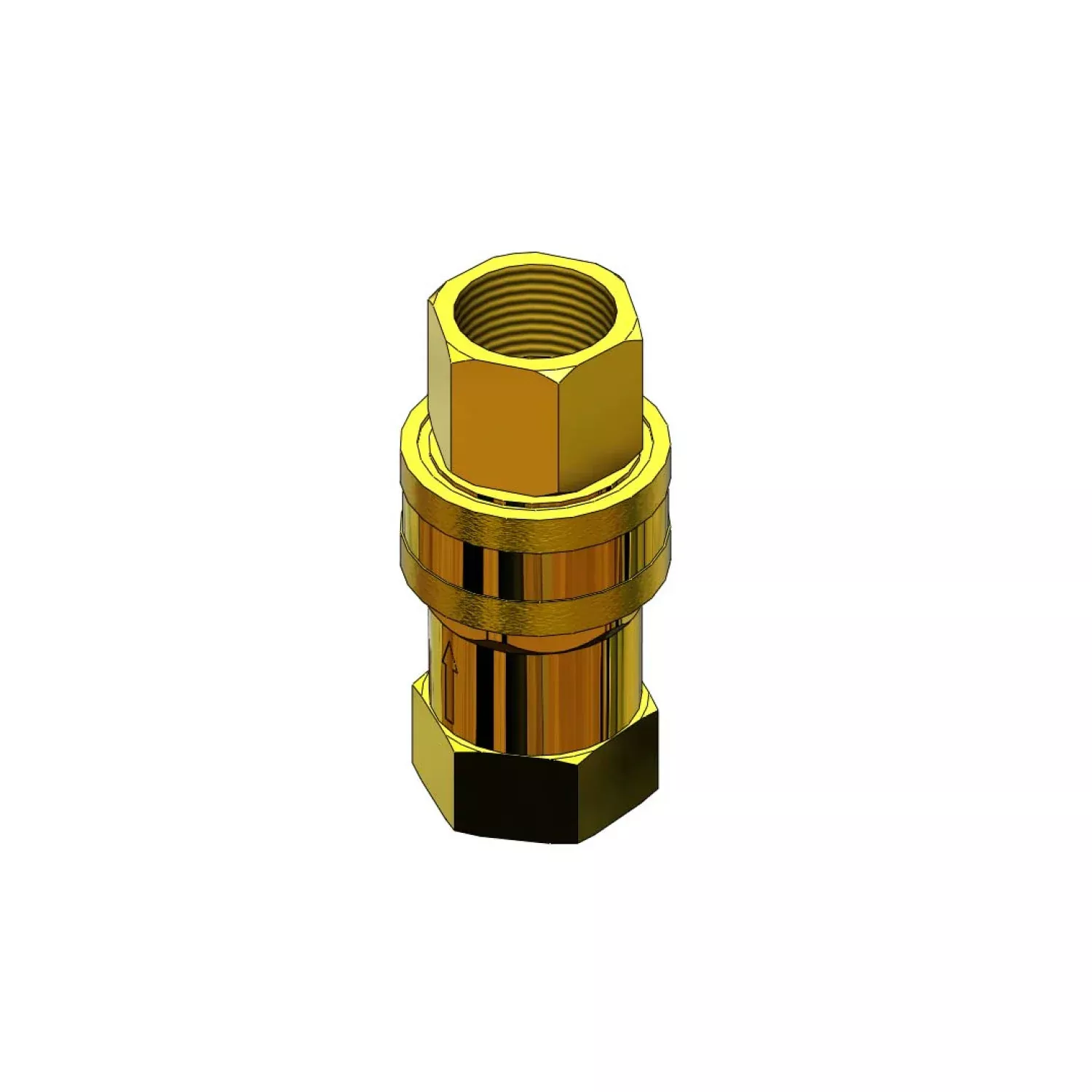 T&S Brass AG-5D Gas Connector w/ Quick Disconnect - 3/4"