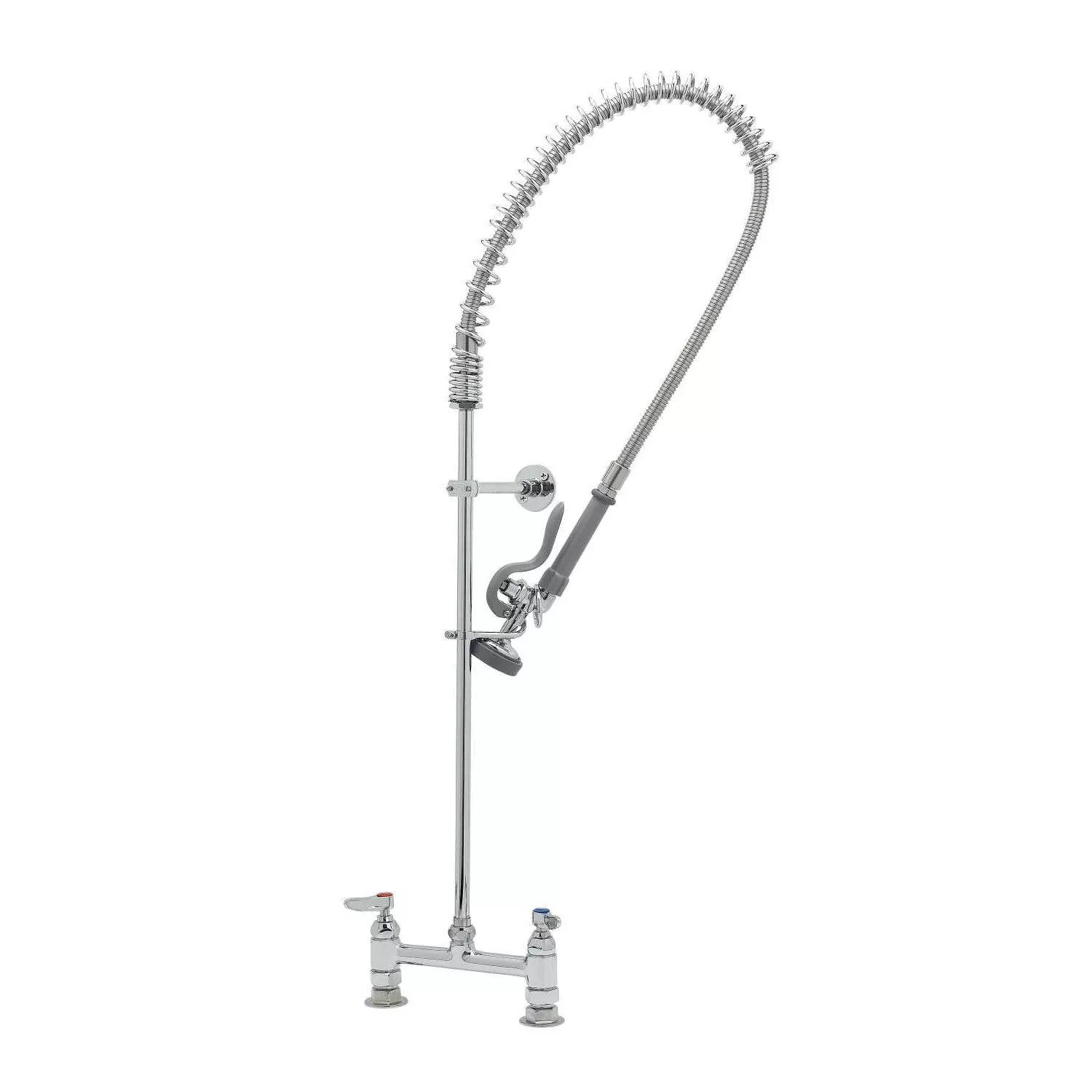 T&S Brass B-0123-B EasyInstall Pre-Rinse - 8" Deck Mount & Bracket