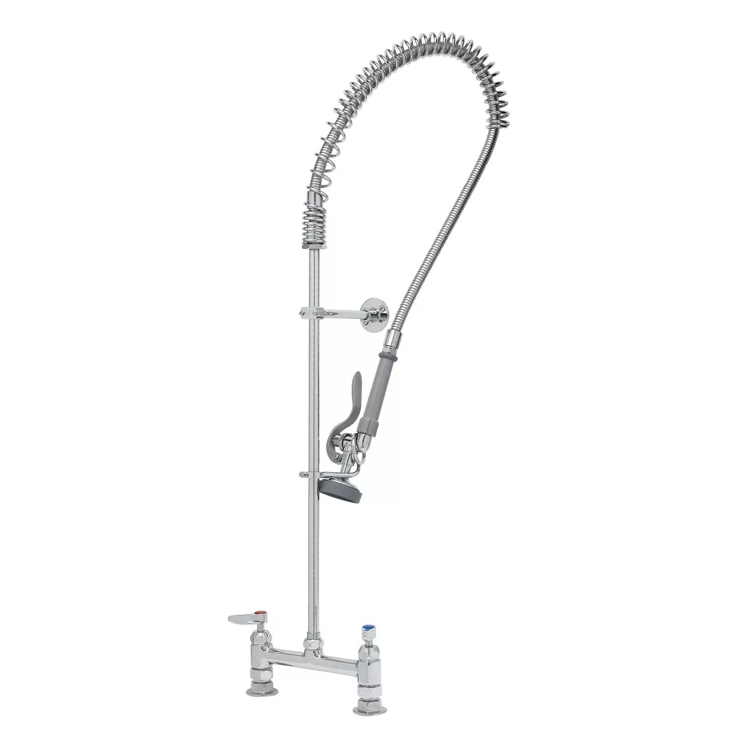 T&S Brass B-0123-CR-B EasyInstall Pre-Rinse - Ceramas & Wall Bracket