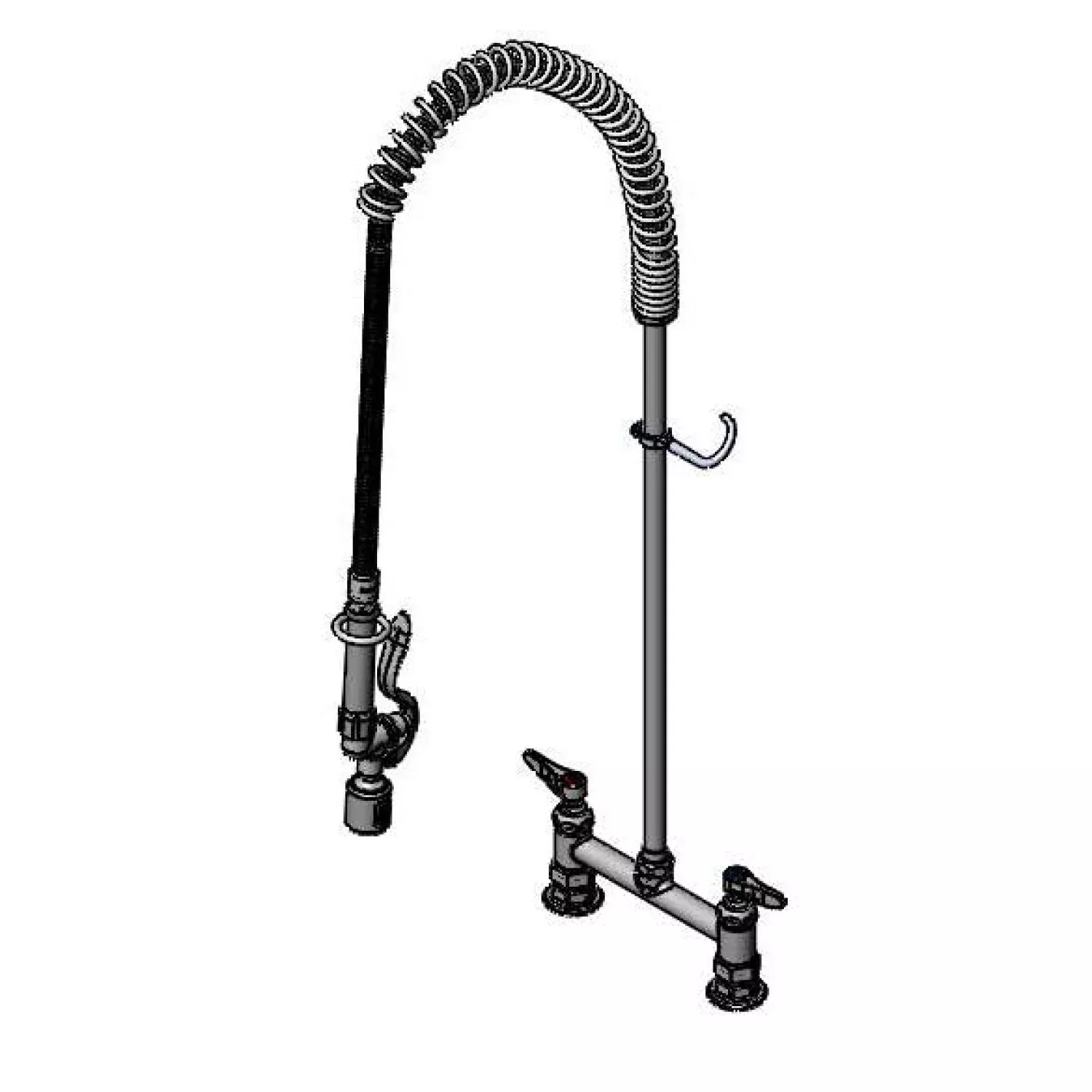 T&S Brass B-0123-J EasyInstall Pre-Rinse - B-0107-J Spray Valve