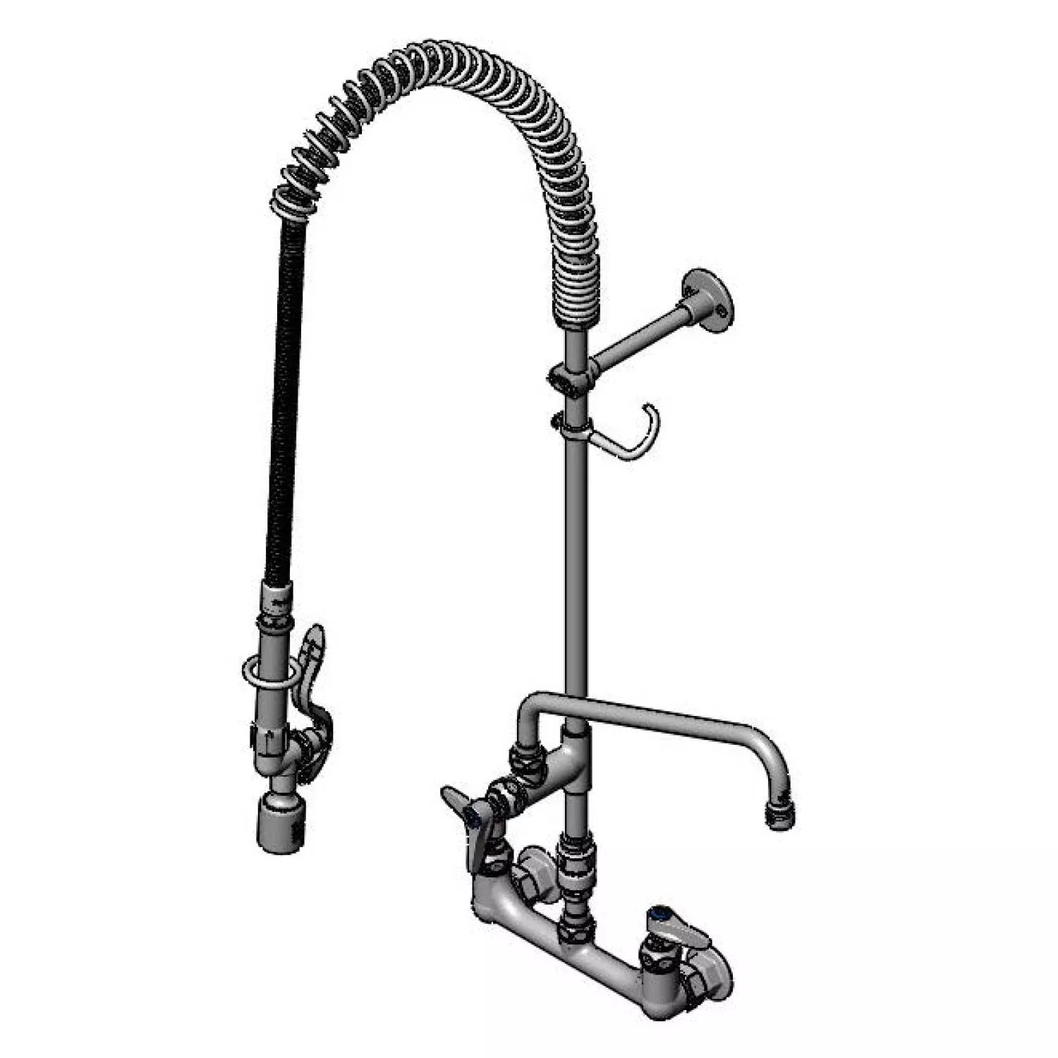 T&S Brass B-0133-A12-V-BC EasyInstall Pre-Rinse - VB & B-0156 Component