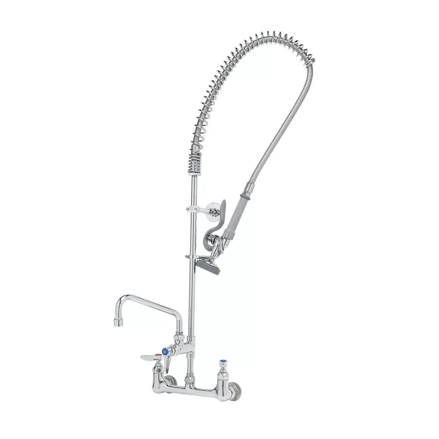 T&S Brass B-0133-ADF06-B EasyInstall Pre-Rinse - 6" ADF & Wall Bracket