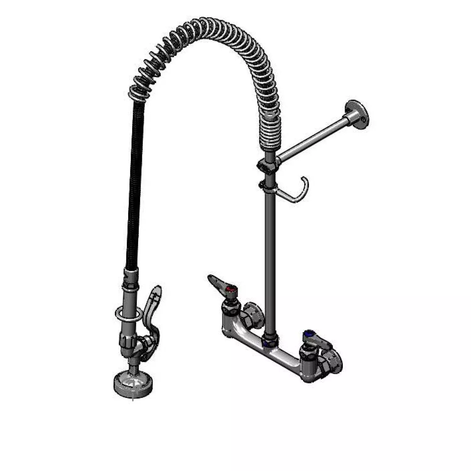 T&S Brass B-0133-B9M EasyInstall Pre-Rinse Master Pack (6) - 9" Bracket
