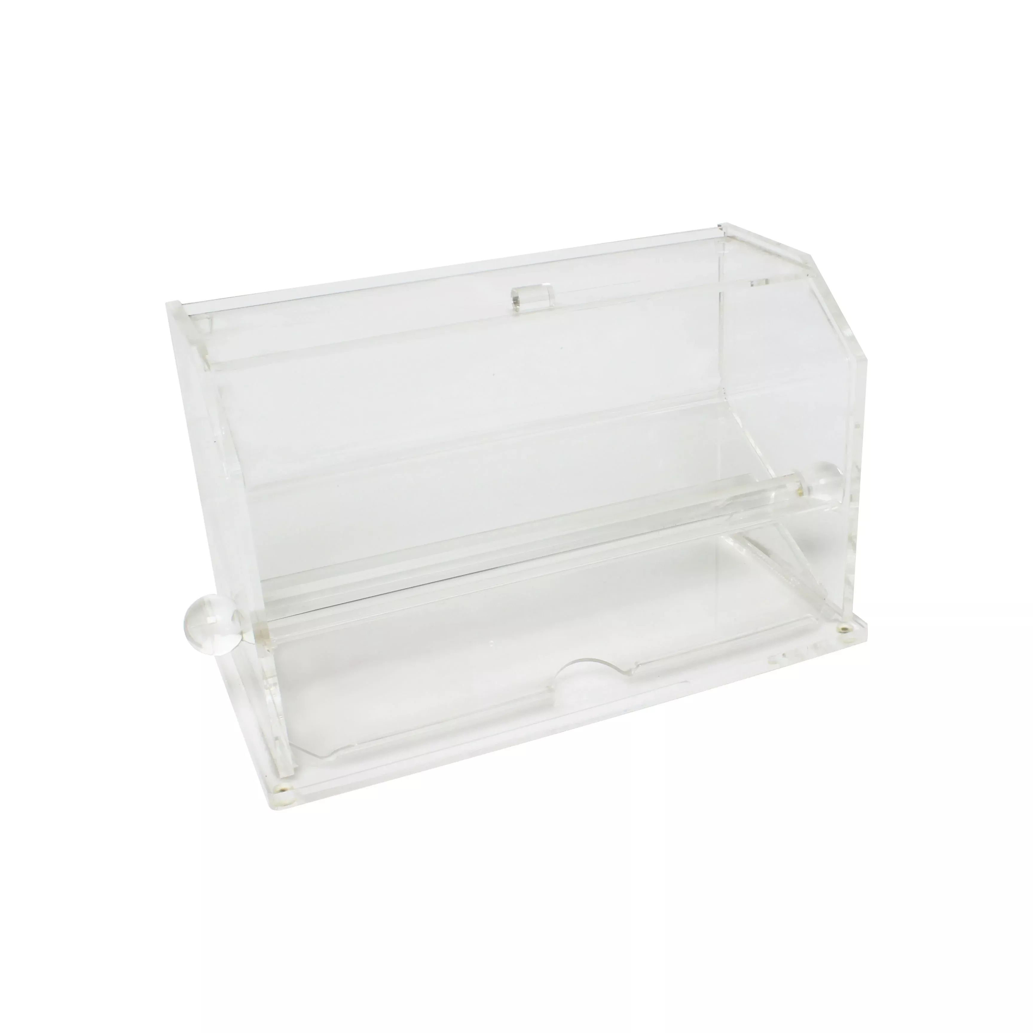Thunder Group 12-5/8" Rectangular Straw Dispenser - Clear Acrylic