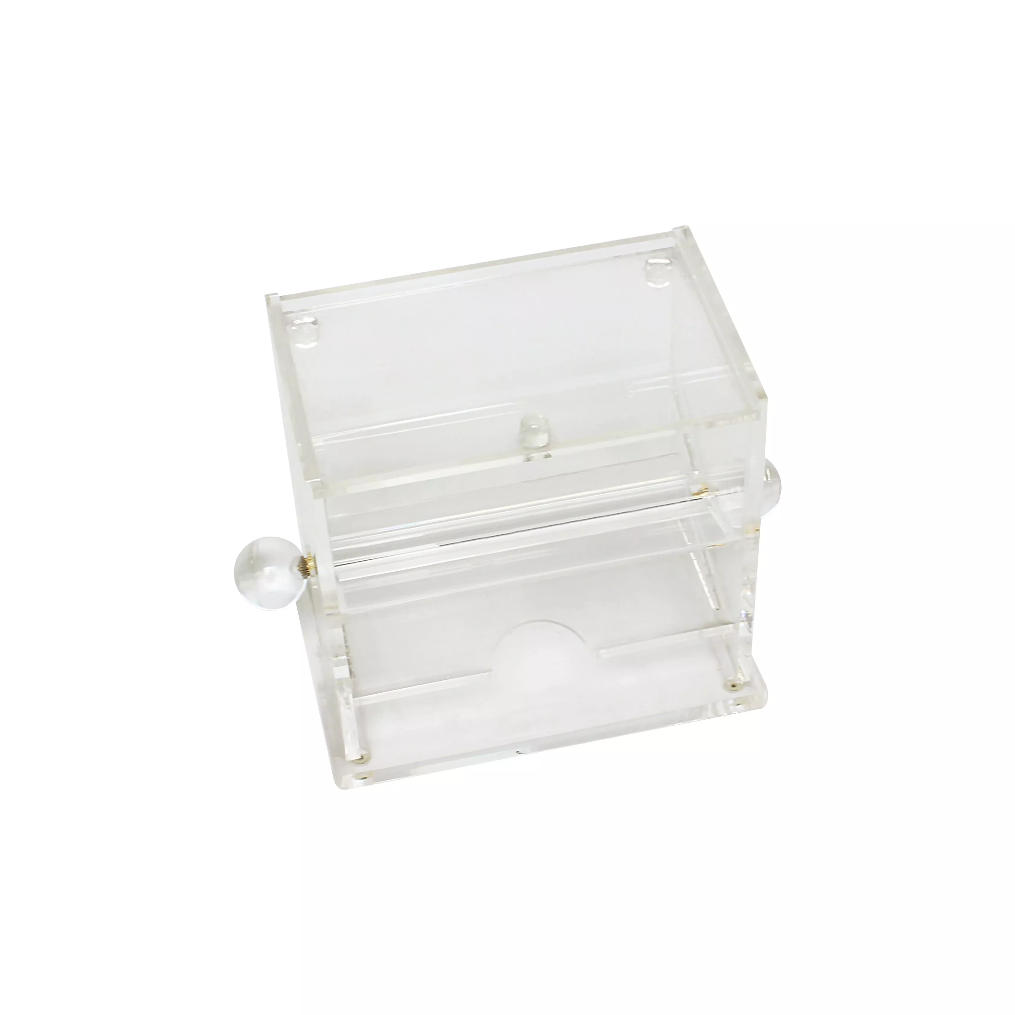 Thunder Group 7-5/8" Stir Stick Dispenser - Clear Acrylic
