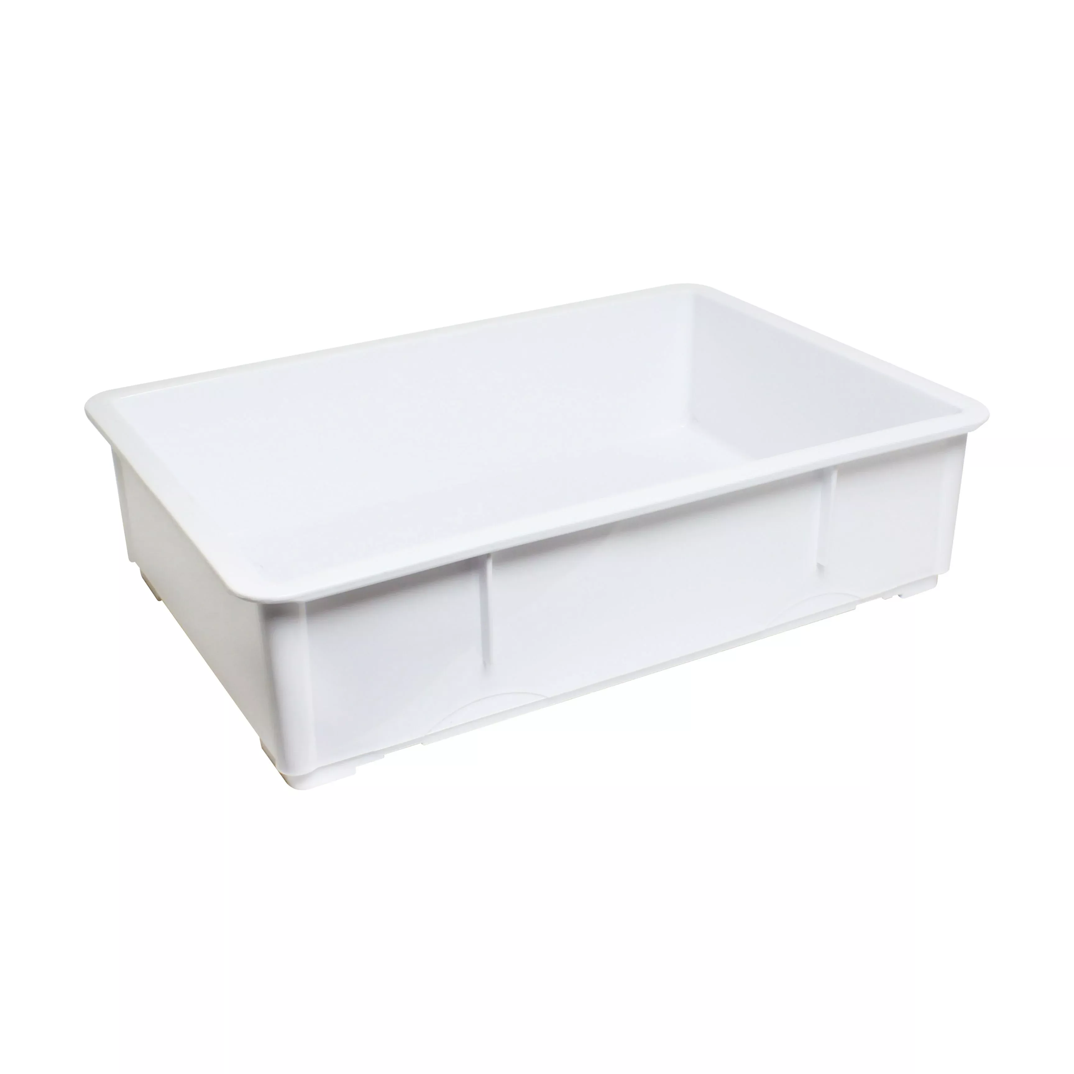 Thunder Group PLDB182606PP 26 Inch Pizza Dough Box Stackable Polypropylene White