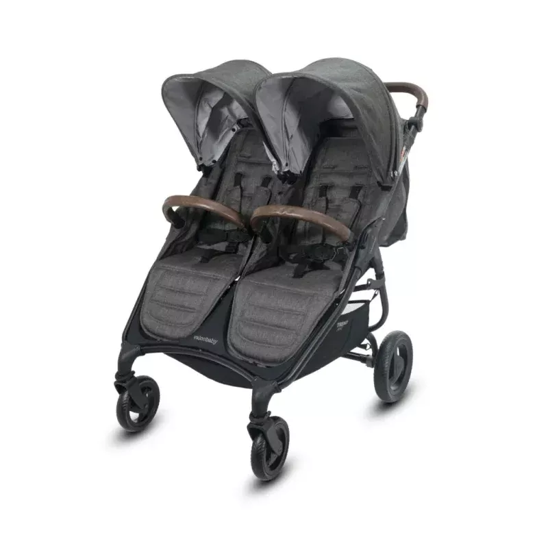 Trend Duo Lightweight Double Stroller - Charcoal
