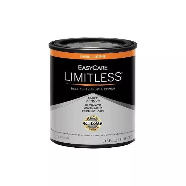 True Value EasyCare Limitless 1 Qt. Medium Base Eggshell Acrylic Latex Interior Paint & Primer