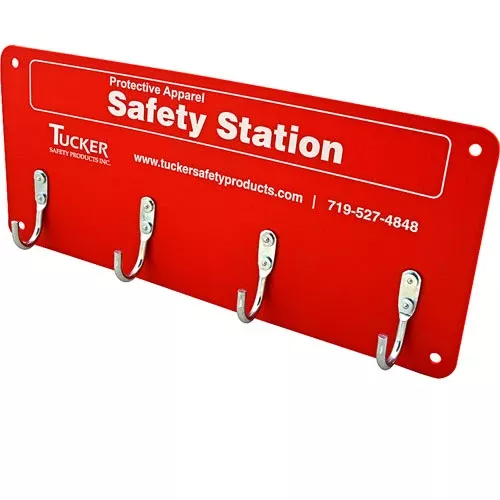 Tucker Safety Wall Mount 4-Hook Safety Station - 99954
