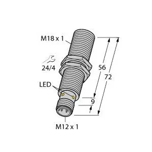 TURCK BI8U-EM18EWD-AP6X-H1141 Inductive Sensor