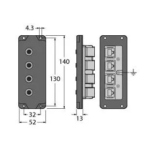 TURCK BIC-44-E424 Accessories for Fieldbus Systems