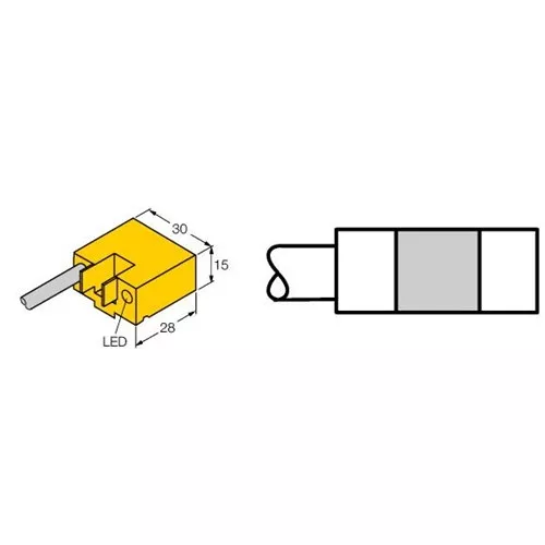 TURCK BIM-AKT-AD4X W/KLA1 Magnetic Field Sensor
