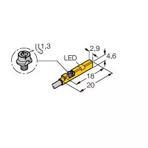 TURCK BIM-UNR-AP6X 7M W/M Magnetic Field Sensor