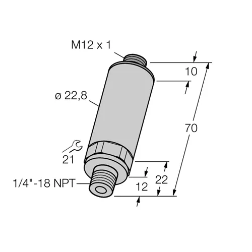 TURCK PT300PSIG-13-LI3-H1131 - Pressure Transmitter