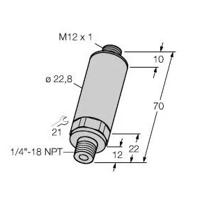 TURCK PT5000PSIG-13-LI3-H1131 Pressure Transmitter