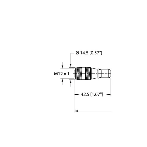 TURCK RK 4.4T-15 Actuator and Sensor Cordset