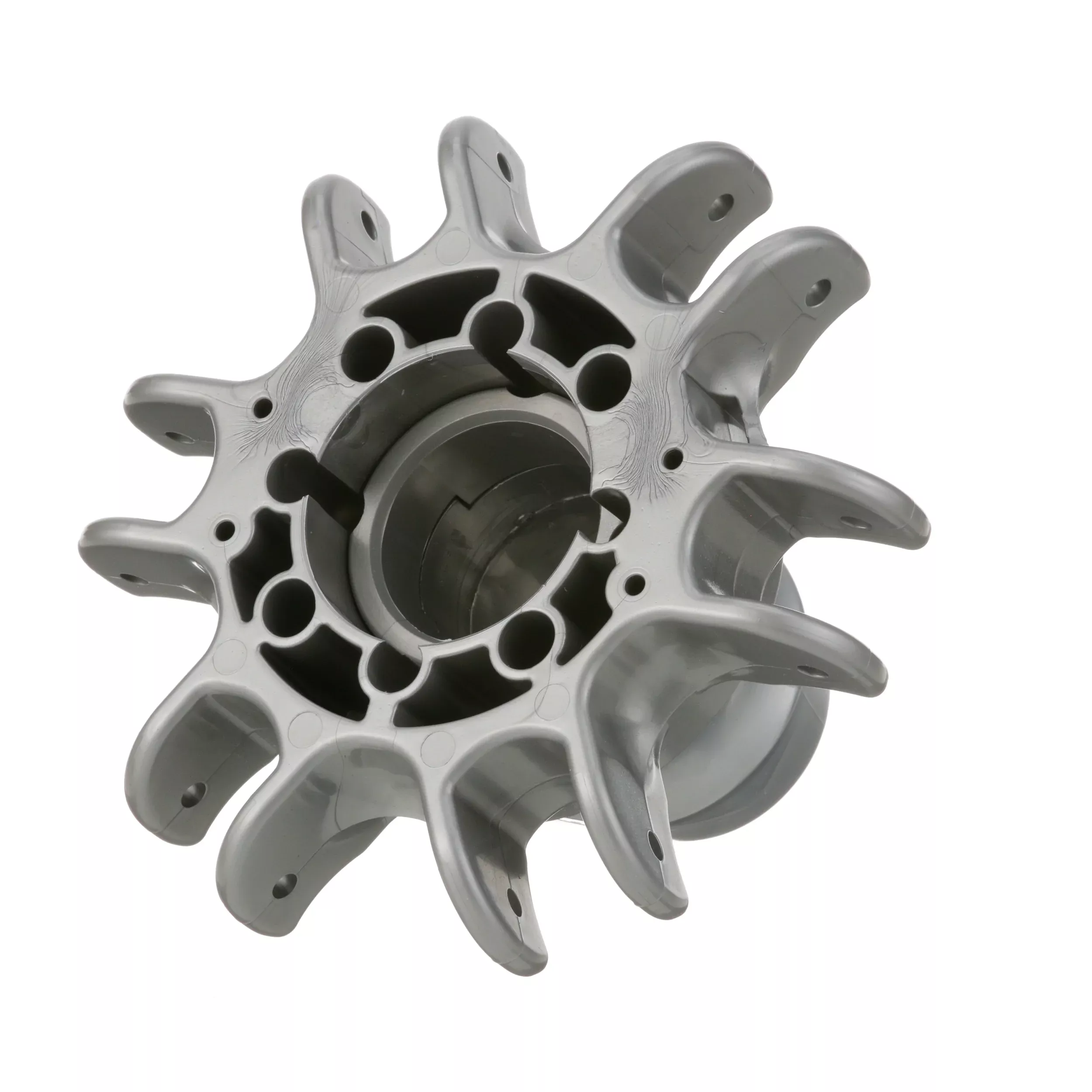 Tuuci Bottom Hub Silver Polymer-6 Position - K101001-6-SIL-1M