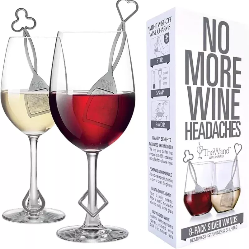 The Wand Wine Purifier Sticks - Silver