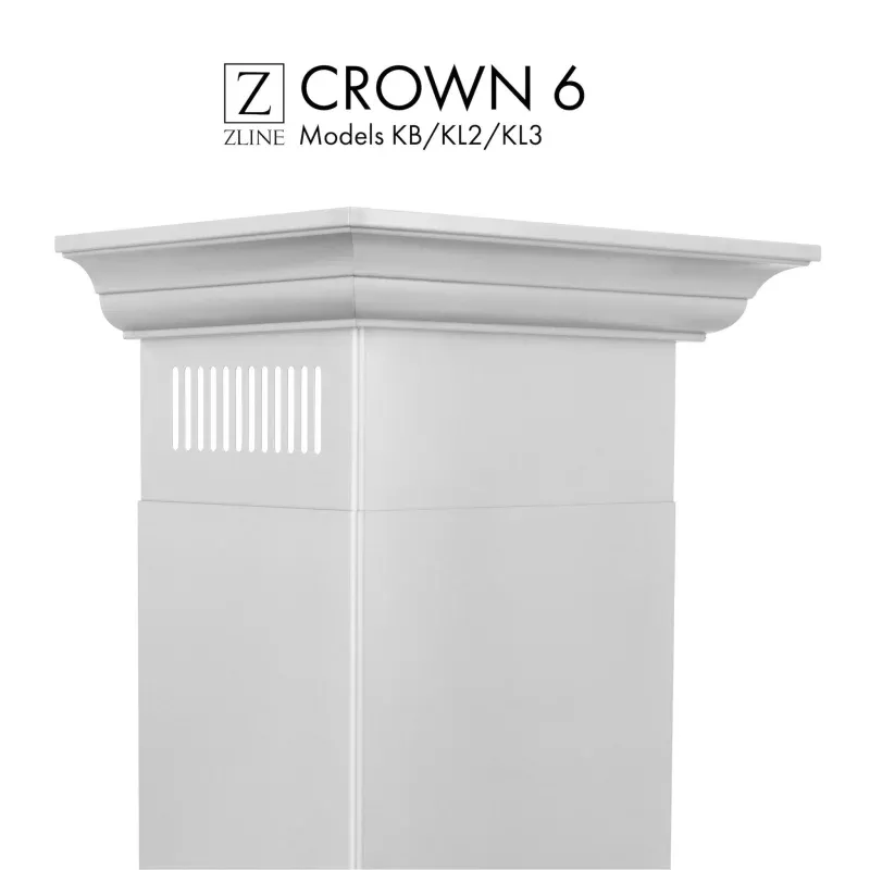 ZLINE CM6KBKL2KL3 Crown Molding Profile 6 for Wall Mount Range Hood Other